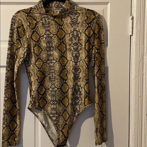 Women’s Snake Print Bodysuit